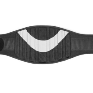 Athletic Works Massive/XL Weightlifting Belt in Black and Grey – Excellent for Males with Waist Sizes 34 to 48 Inches, That includes Contoured Design and Padding for Enhanced Help