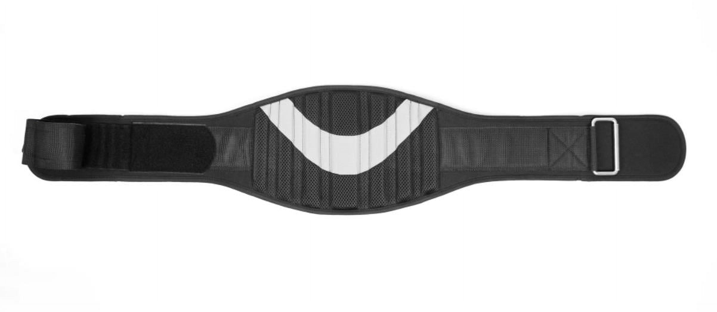 Athletic Works Massive/XL Weightlifting Belt in Black and Grey – Excellent for Males with Waist Sizes 34 to 48 Inches, That includes Contoured Design and Padding for Enhanced Help