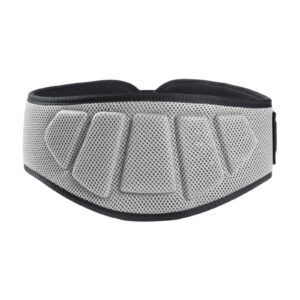 Breathable Weightlifting Belt for Again Help – Ultimate for Powerlifting, Squats, and Cross Coaching for Males – Grey