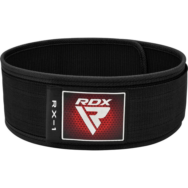 RDX 4” Adjustable Weight Lifting Belt for Again Lumbar Help - Best for Bodybuilding, Powerlifting, Purposeful Power Coaching, Core Workout routines, Health Exercises, Squats, and...